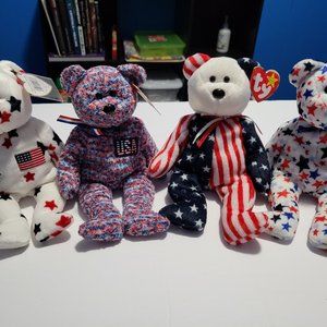 Ty Beanie Babies Set of 4